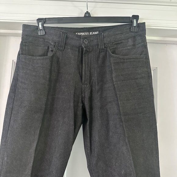 Express men’s black boot cut jeans - Picture 4 of 14